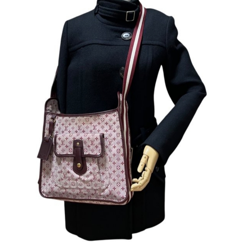 Louis Vuitton Burgundy Monogram Shoulder Bag
